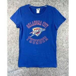 NBA OKC Thunder Short Sleeve Shirt Women's Size Large